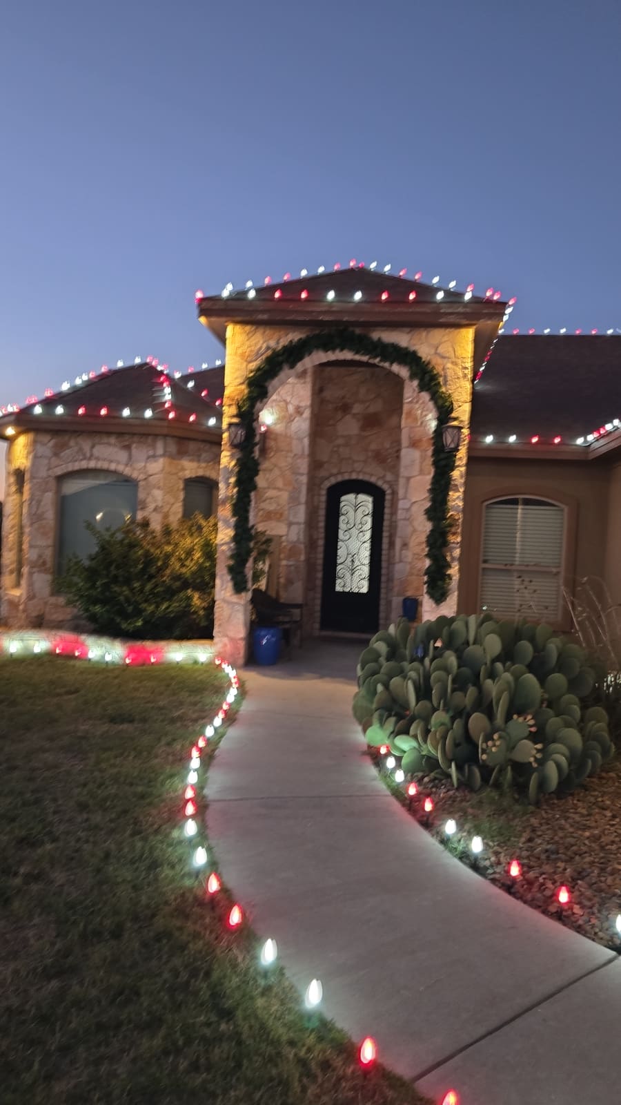 Ice blue accent lighting